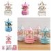 Creative Fantasy Christmas Holiday Decor Carousel Music Box Easy Use Carousel Ferris Wheel Ornaments_voghion.com