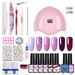 Colle à ongles, vernis à ongles, ensemble combiné, nouveau kit de colle pour photothérapie, colle pailletée, lampe de photothérapie, salon de manucure dédié_voghion.com