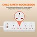 1.8m Extension Cord Socket Network Filter With USB C Ports UK Plug AC Power Strip Outlet Independent Switch Multitap_voghion.com