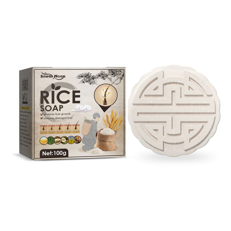 South Moon Rice Shampoo Saippua Hiusten kasvua Estävä Hiustenlähtöä Ravitseva Hiuksia Vahvistava Syväpuhdistava ravitsee hiusten juuria_voghion.com