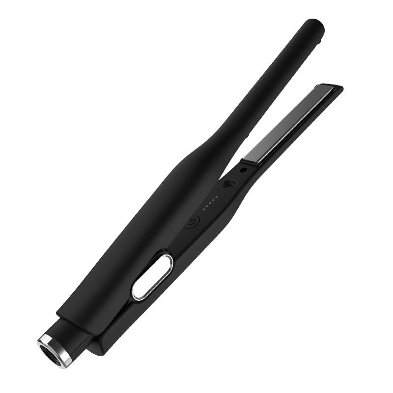 Haarglätter und Texturierer für Männer – Kompaktes Stylingeisen für kurzes Haar und krauses Volumen (Doppelspannung, schnelle Hitze, Reisegröße)_voghion.com