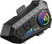 Bluetooth Motorrad Helm Intercom Headset Drahtlose Motorrad Kopfhörer + Mic_voghion.com