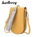 Women's Wallet New Baellerry Korean Version Multi-Card Slot Clutch Fashion Solid Color Single Shoulder Crossbody Phone_voghion.com
