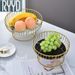 Glass RYYD Creative Bowl Living Room Coffee Table Decorative Candy Dish For Snacks And Fruit Display_voghion.com