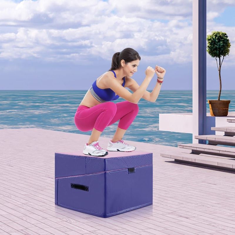 Folding Incline Yoga Gymnastics Tumbling Mat With EPE Foam_voghion.com