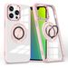 Phone Case & Covers Applicable 15Pro Mobile Phone Case Transparent Ring Car Invisible Bracket Magnetic Suction Protective Cover_voghion.com