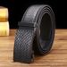 Herenriem Krokodillenpatroon Schors Automatische leren gespriem Zakelijk Nieuw Krasbestendig Casual riem_voghion.com
