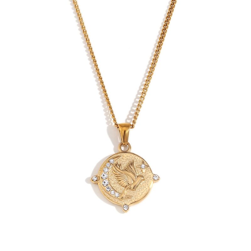 Collana con ciondolo a forma di carta dei tarocchi in zircone rettangolare con gocce di olio, stile retrò, alla moda, da donna_voghion.com