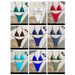 Women's Clothing Sexy Two Piece Swimsuit Solid Color Bikini Set_voghion.com