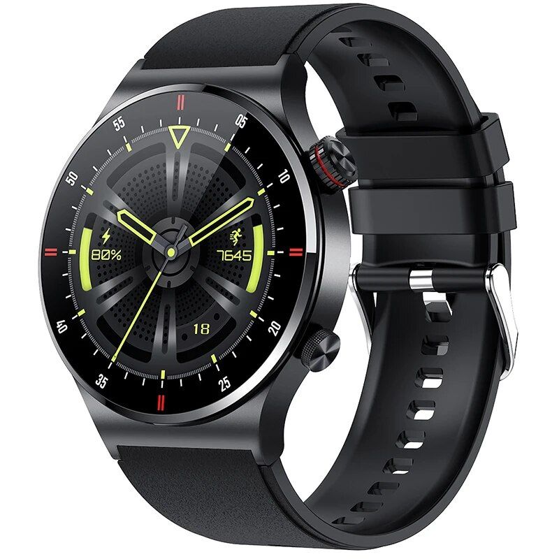 GPS EKG + PPG Bluetooth Anruf Smart Watch Männer 2024 Sportarmband NFC Wasserdicht Benutzerdefiniertes Zifferblatt Männer SmartWatch für IOS_voghion.com