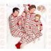 Partner-Pyjama-Sets für die ganze Familie – Schlafanzüge aus Baumwollmischgewebe mit Cartoon-Print für Eltern und Kinder (Alle Größen enthalten)_voghion.com