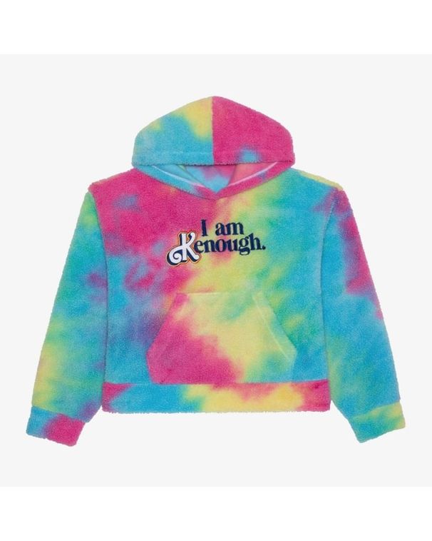 Herbst und Winter Neue personalisierte Street Trend Lamm Plüsch Lazy Style Loose Tie Dye Hoodie Herrenpullover_voghion.com