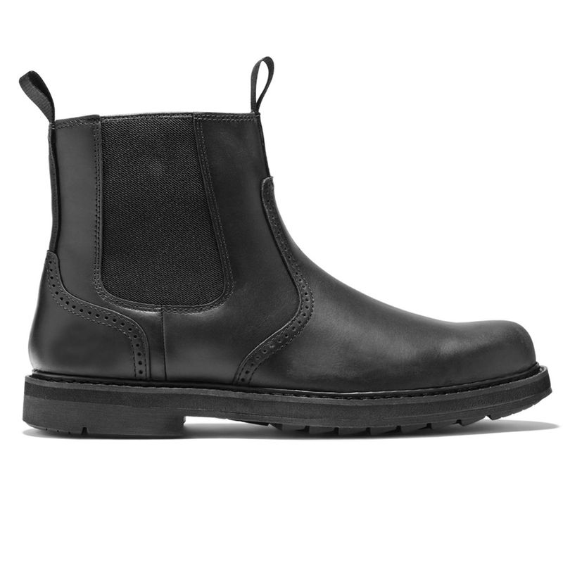 Men’s Shoes Casual Boots Black Boots Suede Leather Shoes_voghion.com