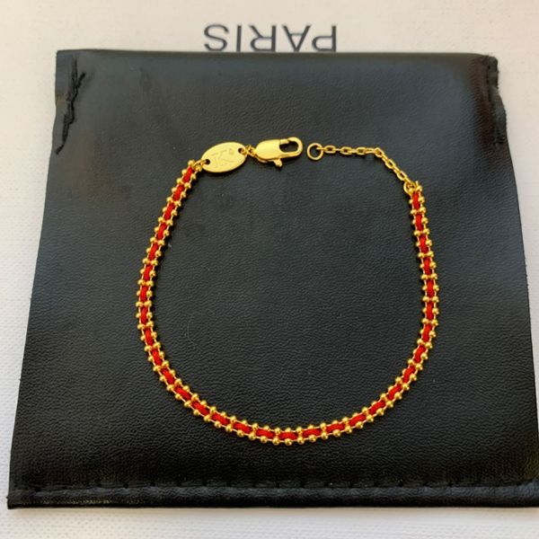 Pulsera de cuerda trenzada tejida de la suerte, estilo francés, 2024_voghion.com