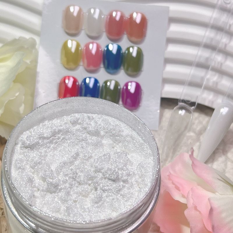Transparent Ultra-Bright Aurora Nail Art Powder_voghion.com