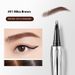 Crayon à sourcils bifurqué A. M. G Waterproof Non bavurant Eyeliner extrêmement fin Stylo liquide Crayon à sourcils stéréoscopique Hair Flu Wild Eyebrow_voghion.com
