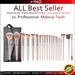 18/20-Piece Champagne Gold Makeup Brush Set With Storage Case - Professional Blush Brush Powder Brush & Eyeshadow Brushes Kit_voghion.com