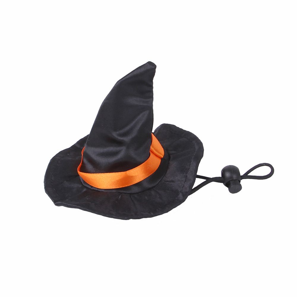 Halloween Pumpkin Cloak Set Pet Dog Cat Cape Hat Accessories_voghion.com