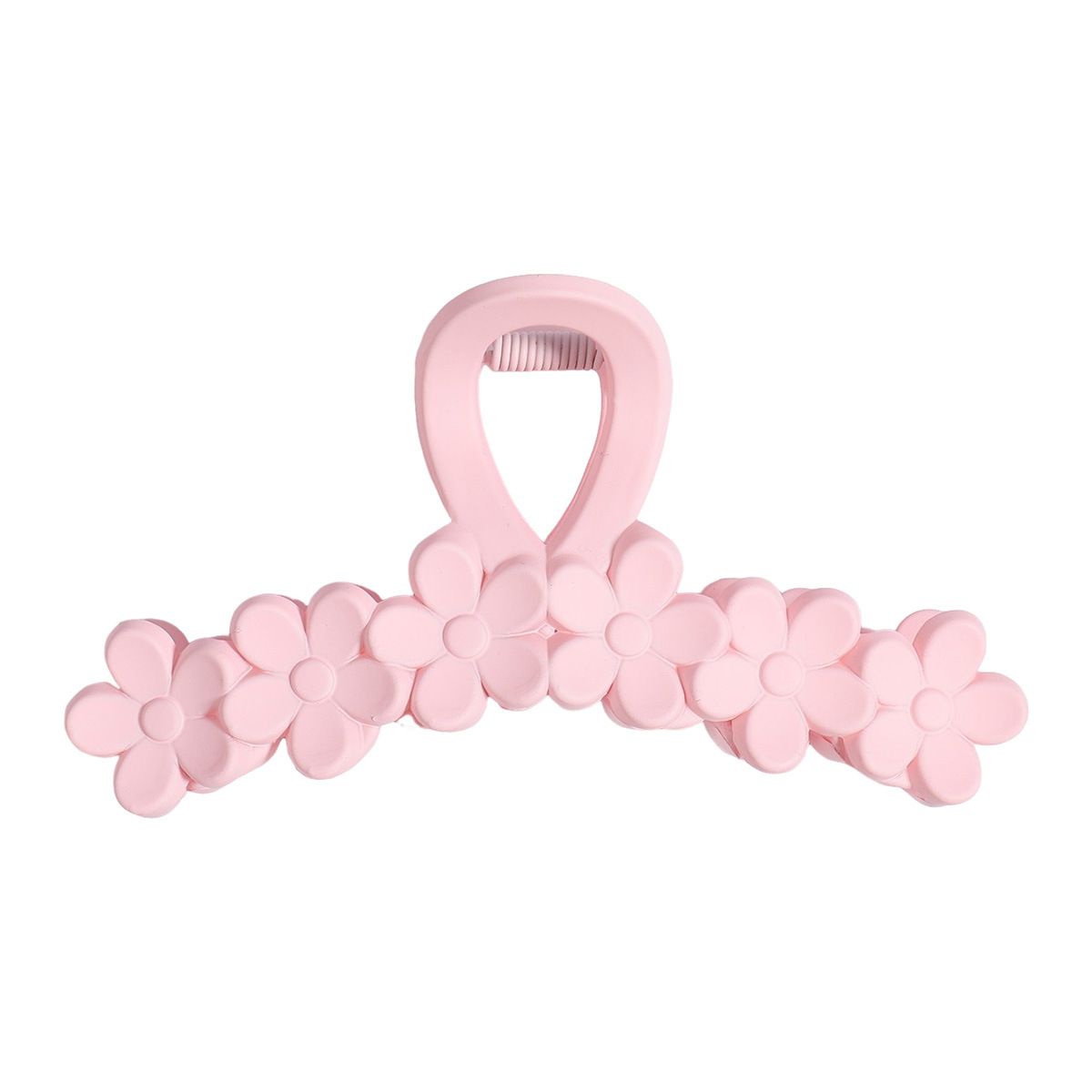 Frühling/Sommer – Frische, pastorale Tweed-Krallenclips mit Blumenmuster – Süße, bonbonfarbene, große Haifischclips für das Styling am Hinterkopf und an den Seiten_voghion.com