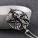 Collana con ciondolo a forma di pentagramma, con teschio e testa di capra, unisex, in metallo, con stella vintage, per fortuna, satanismo e occultismo._voghion.com