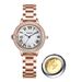 Balloon Style Steel Strap Inlaid With Diamonds, Quartz Automatic Mechanical Women's Watch Live Broadcast_voghion.com