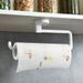 Paper Wallmounted Shelf Without Rack Hanging Paper Storage Rack Rack Rack Rag Cling Punching Film Bag Paper Roll Kitchen Towel_voghion.com