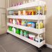 Narrow Rack Behind The Door, Storage Artifact, Floor Standing Trolley, Bathroom Toilet Gap, Home Multi Layer Rack_voghion.com