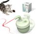 Jouet interactif laser automatique pour chat - Pointeur laser auto-équilibré à 360° avec trou pour herbe à chat, triple sens - vue, odorat et toucher du chaton_voghion.com
