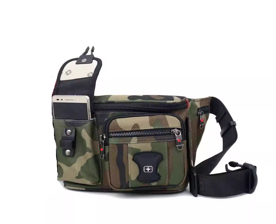 Broschttaschen fir Männer, Tailletaschen, multifunktionell, grouss Kapazitéit, waasserdicht a tragbar, Outdoor-Sport, Handyportemonnaie_voghion.com