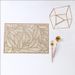 Gold-Foil Leaf PVC Placemats - Elegant & Creative For Dining & Tea (Heat-Resistant Non-Slip Waterproof Set Of 4/6 Easy To Clean)_voghion.com