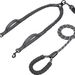 Guinzaglio retrattile elastico anti-groviglio per cani Pet Dual One-to-Two Double-Headed 2 Leashes, fosforescente_voghion.com