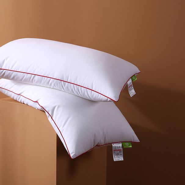 Oreiller en coton, noyau d'oreiller, oreiller domestique simple, oreiller d'hôtel, noyau d'oreiller lavable_voghion.com