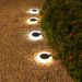 Waterproof Solar Ground Lights For Garden, Yard, Pathway, Patio – Energy-Efficient LED Landscape Lighting With Foldable Design_voghion.com