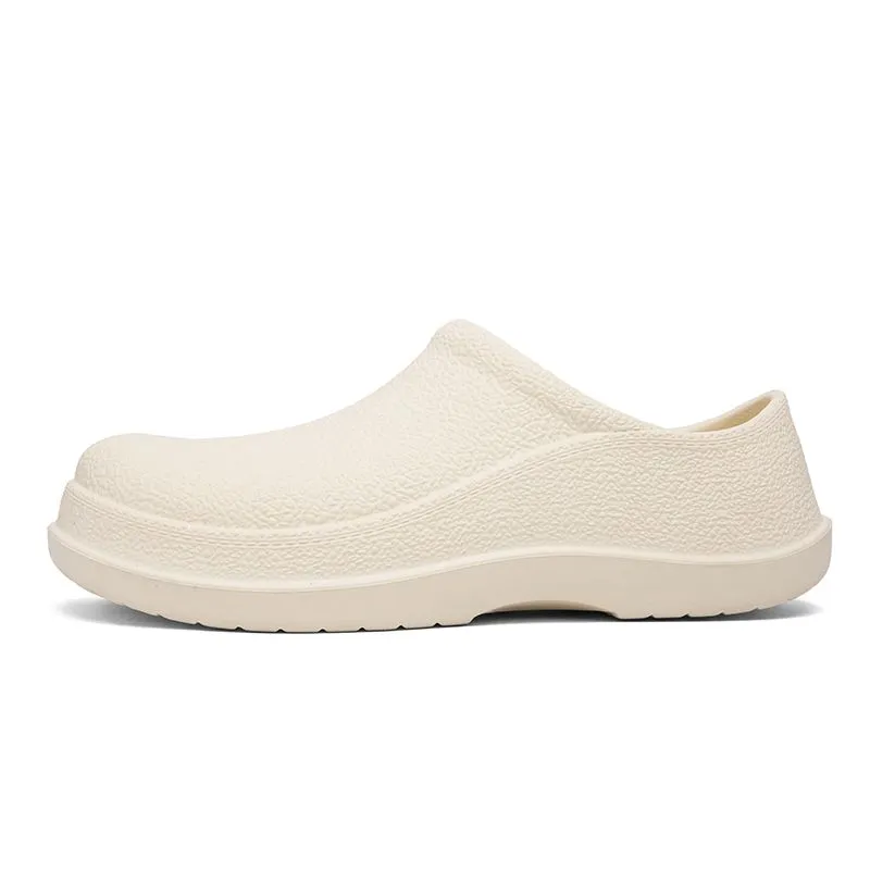 Chaussures de restaurant de service alimentaire pour hommes, chef antidérapant résistant à l'huile pour chaussures de travail de cuisine_voghion.com