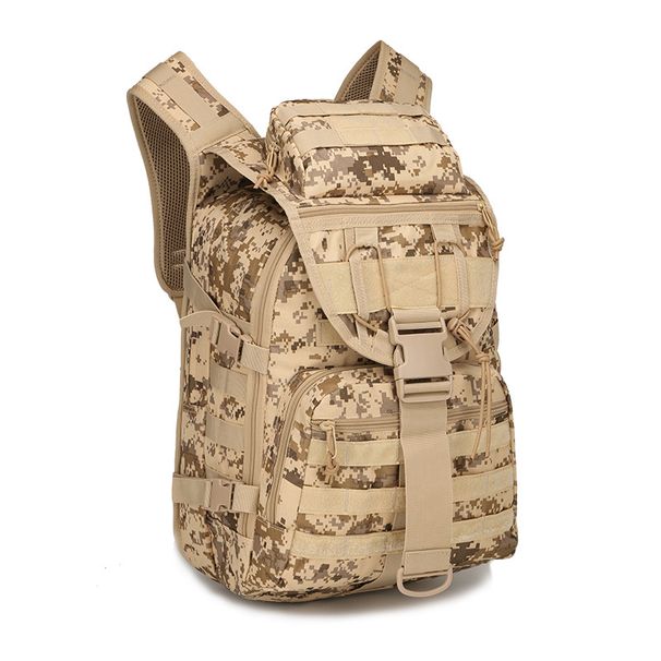 Herrentaschen Taktischer Rucksack für den Außenbereich Wasserdichter Bergsteigerrucksack Wanderrucksack in Camouflage Herren-X7-Schwertfischtasche Verschleißfester Rucksack_voghion.com