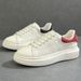 Sneakers 2025 New Summer Genuine Leather White Men's Casual Thick Sole Height Increasing Perforated Breathable Trendy_voghion.com