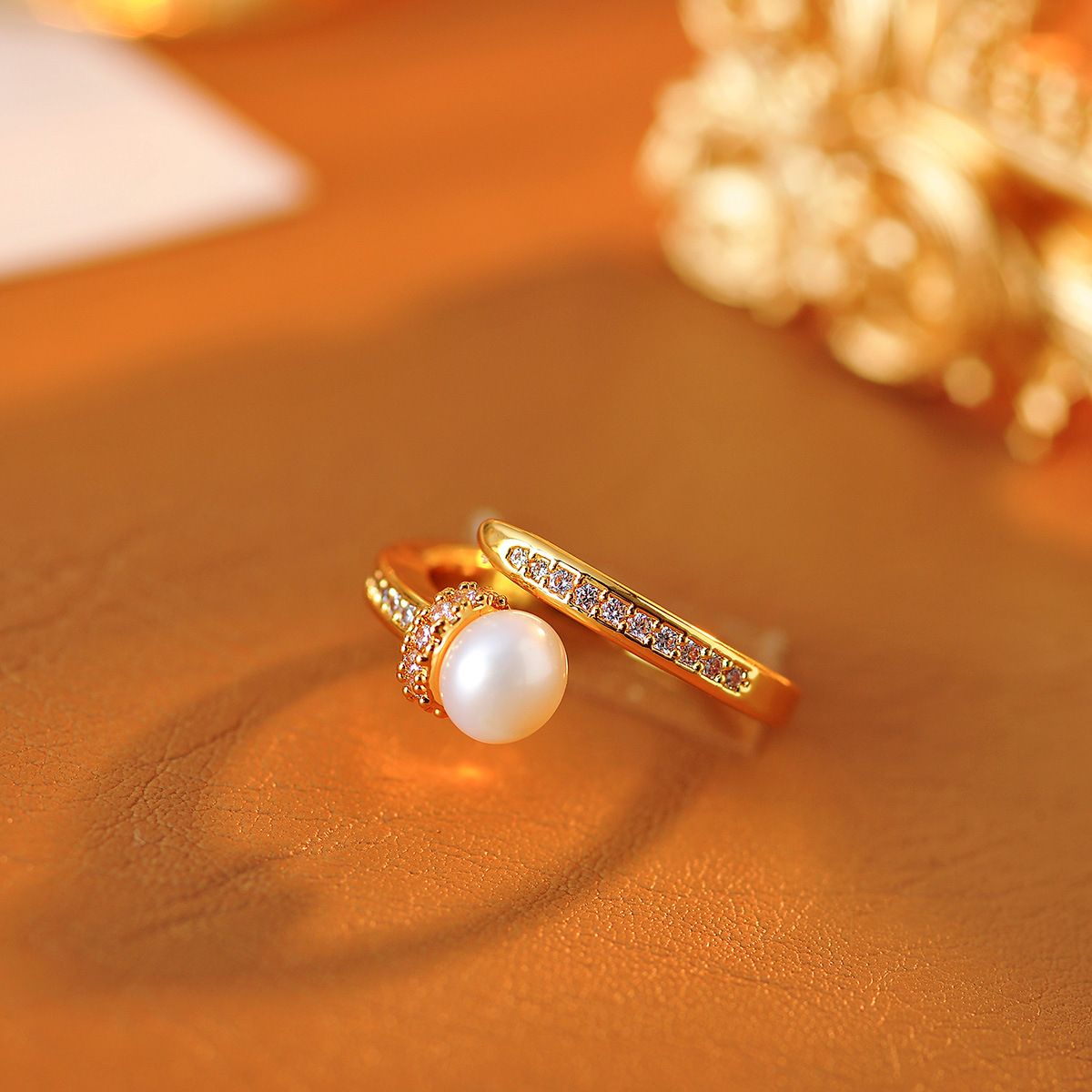 Natural Pearl Ring For Women, Light Luxury High-end Feel, 2025 New Simple Elegant Versatile Niche Design_voghion.com