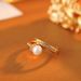 Natural Pearl Ring For Women, Light Luxury High-end Feel, 2025 New Simple Elegant Versatile Niche Design_voghion.com