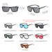 Classic Black Square Polarized Sunglasses Men Fashion Mirror Blue Sun Glasses Unisex Vintage Anti Glare Driving Shades_voghion.com