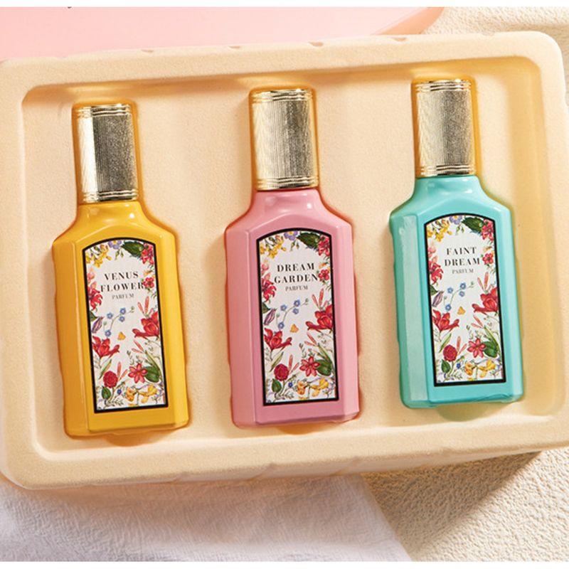 Nuovo profumo Cross Border Qimengqianzihua Set di profumi da donna Jasmine Tone Tre pezzi Regalo per studenti Profumo_voghion.com