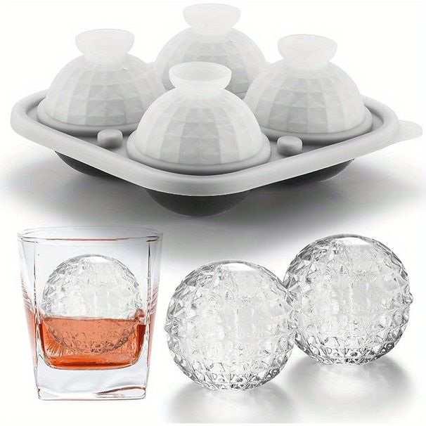 Isbitform, silikonisbrett med trakt, multifunksjonell sjokoladeform, form for pudding, gelé, isbrett for fryser cocktail whisky_voghion.com