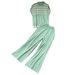 Stilvolles Strickoberteil mit Streifen für Damen, lässige Hose mit hoher Taille und weitem Bein, modischer zweiteiliger Anzug_voghion.com