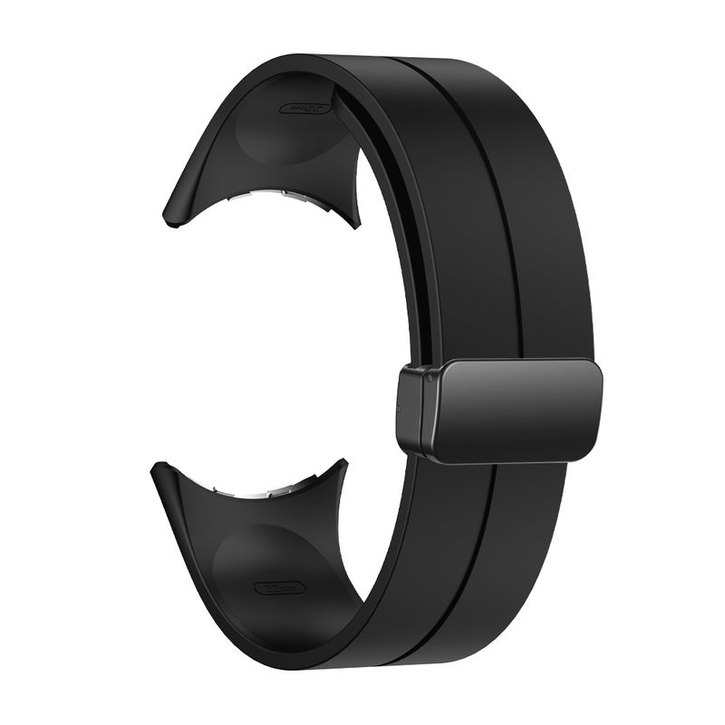 Watch Band for Google G2 Magnetic Folding Buckle Silicone Fashion Watch Strap_voghion.com