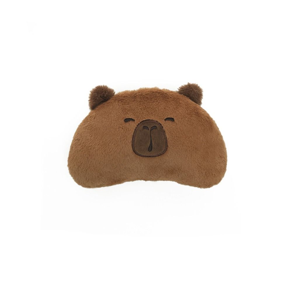 Cute Plush Capybara Seat Cushion Soft Comfortable Headrest Stuffed Lumbar Support Waist Pillow Car Decoration_voghion.com