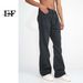 EF JEANS | 2023 New Product, Straight Versatile Solid Color Jeans, The Same For Men And Women, Non-elastic And Slightly Pulled Gray_voghion.com