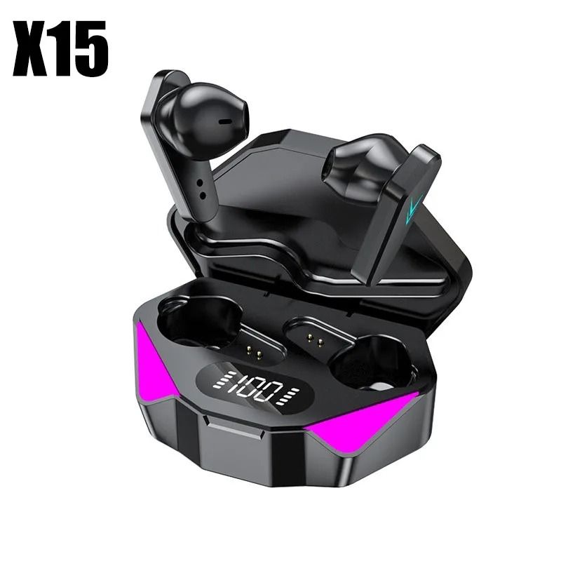 X15 TWS Wireless Earphone Bluetooth Headphone 65ms Low Latency Earbud Esport Gaming Headset Gamer With Mic For Xiaomi IPhone_voghion.com