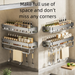 Kitchen Storage Multi-Functional No-Drill Seasoning Rack Wall-Mounted Spice Jar Organizer Shelf_voghion.com