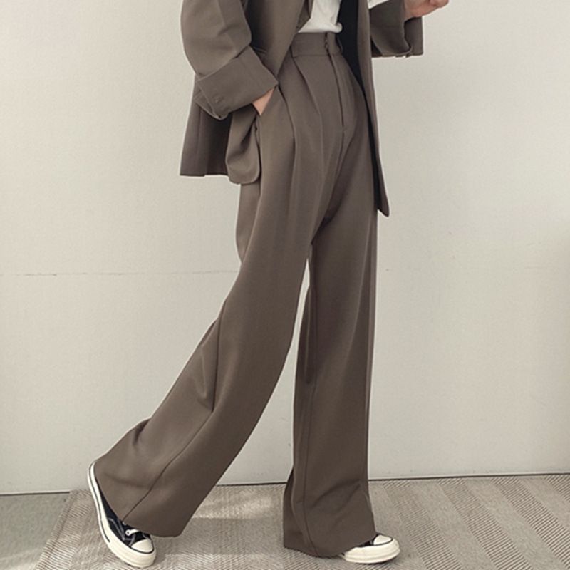 Blazer marrone da donna 2023 primavera e autunno taglia piccola, nuovo stile coreano, abito casual alla moda_voghion.com