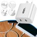 40W Dual USB C Schnellladegerät Typ C Netzteil für iPhone Samsung_voghion.com