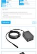 Adaptador de corriente magnético de 24 W para Microsoft Surface Pro 4 (cargador plegable de 15 V y 1,6 A)._voghion.com